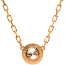 カルティエ Cartier ダムール LM B7215500 ピンクゴールド ダイヤモンド K18PG ネックレス 1P 一粒 750 PG ラージモデル
