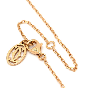 カルティエ Cartier ダムール LM B7215500 ピンクゴールド ダイヤモンド K18PG ネックレス 1P 一粒 750 PG ラージモデル