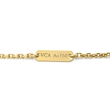 ヴァンクリーフアーペル Van Cleef & Arpels ヴィンテージ アルハンブラ ペンダント VCARA45800 ブラック×イエローゴールド K18YG オニキス ネックレス Au750 18K 黒 オニキス