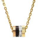 ブシュロン BOUCHERON キャトル クラシック ダイヤ ペンダント スモール JPN00668 4カラー K18YG K18WG K18PG ブラウンPVD ダイヤモンド ネックレス 3ゴールド 茶PVD