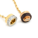 ブシュロン BOUCHERON キャトル クラシック ダイヤ ペンダント スモール JPN00668 4カラー K18YG K18WG K18PG ブラウンPVD ダイヤモンド ネックレス 3ゴールド 茶PVD