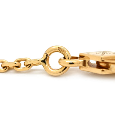 ヴァンクリーフアーペル Van Cleef & Arpels ヴィンテージ アルハンブラ ペンダント VCARA45900 パールホワイト×イエローゴールド K18YG マザーオブパール ネックレス 白 750 18K YG シェル