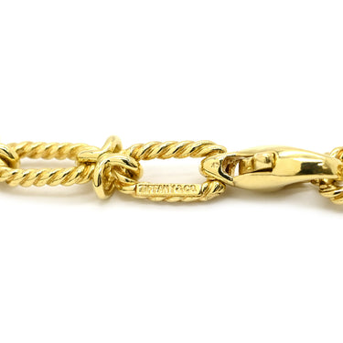 ティファニー Tiffany & Co ヴィンテージ チェーン ロングネックレス イエローゴールド K18YG ネックレス 18K 750 YG