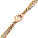 カルティエ Cartier トリニティ ダイヤ ペンダント イエローゴールド×ピンクゴールド×ホワイトゴールド K18PG K18YG K18WG ダイヤモンド ネックレス 3カラー 18金 750 3連 トリプルチェーン