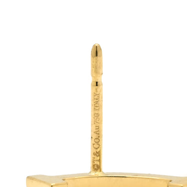 ティファニー Tiffany & Co Ｔスマイル ミニ ダイヤモンド 60150725 イエローゴールド K18YG ダイヤモンド ピアス Au750 18K 18金