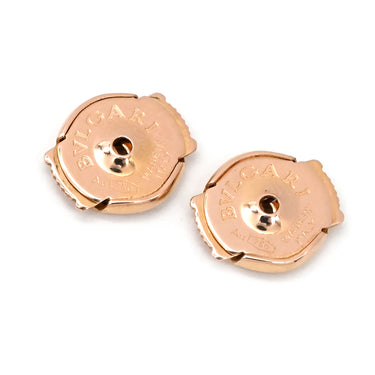 ブルガリ BVLGARI ブルガリブルガリ パールホワイト×イエローゴールド K18YG マザーオブパール ピアス 18K 750 18金 シェル