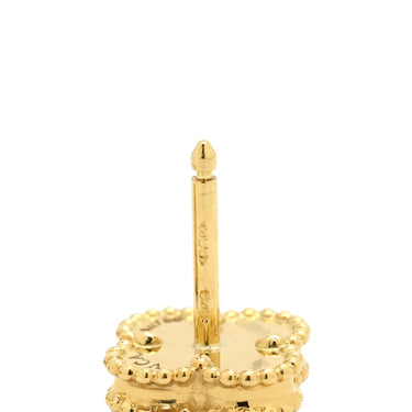 ヴァンクリーフアーペル Van Cleef & Arpels スウィート アルハンブラ VCARA44900 ブラック×イエローゴールド K18YG オニキス ピアス 黒 オニキス 750 YG 18K 両耳用