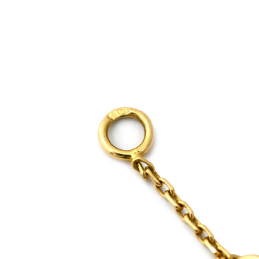 ヴァンクリーフアーペル Van Cleef & Arpels スウィート アルハンブラ VCARF68800 パールホワイト×イエローゴールド K18YG マザーオブパール ブレスレット K18 18金 パール
