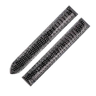 カルティエ Cartier 純正 リザードバンド ブラック リザード 腕時計パーツ 未使用 替え ベルト Dバックル用 ストラップ 本革 12ｍｍ ブラック 黒