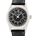 腕時計 パテックフィリップ PATEK PHILIPPE カラトラバ 6000G-001 自動巻き メンズ K18WG無垢 黒 ポインターデイト マイクロローター