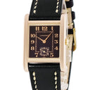 腕時計 ロンジン LONGINES 1926 L5.673.8 クオーツ メンズ レディース K18PG無垢 ブラック スクエア 角型 アラビア スモールセコンド