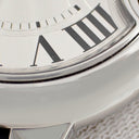 腕時計 カルティエ Cartier バロンブルー ドゥ カルティエ WSBB0030 自動巻き レディース シルバー 青針 ローマン ギョーシェ