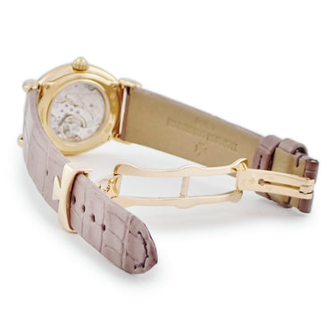 腕時計 ヴァシュロン・コンスタンタン VACHERON CONSTANTIN マゼラン 10040/000J-7878 手巻き レディース K18YG無垢 ホワイト シェル オーバル