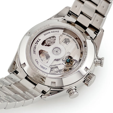 腕時計 タグホイヤー TAG Heuer カレラ キャリバー1887 クロノグラフ CAR2115.BA0724 自動巻き メンズ ブルー デイト スモールセコンド