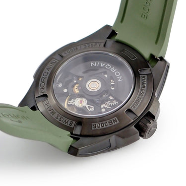 腕時計 ノルケイン NORQAIN インディペンデンス スケルトン 40MM N3008.07B01.G01.R01 自動巻き メンズ 未使用 ブラック DLC加工