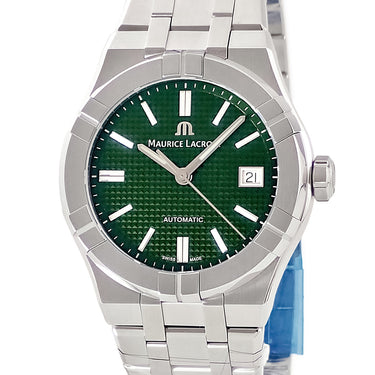 腕時計 モーリスラクロア Maurice Lacroix アイコン オートマティック デイト 39mm AI6007-SS002-630-1 自動巻き メンズ 緑 グリーン 未使用