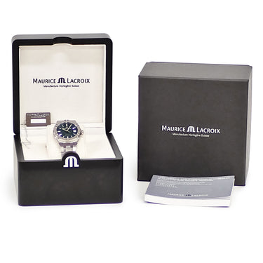 腕時計 モーリスラクロア Maurice Lacroix アイコン オートマティック デイト 39mm AI6007-SS002-630-1 自動巻き メンズ 緑 グリーン 未使用