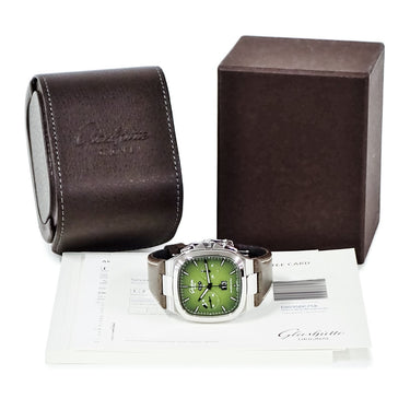 腕時計 グラスヒュッテ オリジナル GLASHUTTE ORIGINAL セブンティーズ クロノグラフ パノラマデイト 1-37-02-09-02-62 自動巻き メンズ