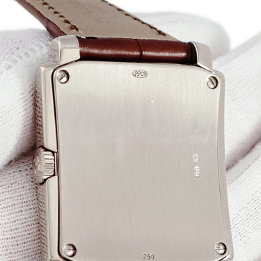 腕時計 パテックフィリップ PATEK PHILIPPE ゴンドーロ 5024G-010 手巻き レディース K18WG無垢 ホワイト アラビア スモールセコンド