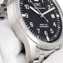 腕時計 IWC IWC パイロットウォッチ マーク15 IW325307 自動巻き メンズ ブラック 黒 デイト アラビア バー マークXV
