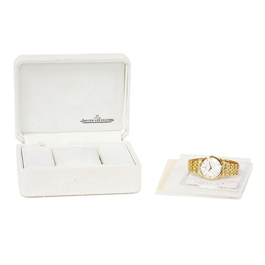 腕時計 ジャガールクルト JAEGER LECOULTRE マスター ウルトラスリム 145.1.79 145.110.792 手巻き メンズ K18YG無垢 イエローゴールド
