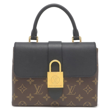 ルイヴィトン LOUIS VUITTON ロッキー BB M44141 モノグラム×ノワール モノグラムキャンバス スムースレザー 2WAYバッグ ゴールド金具 黒 茶 斜め掛け