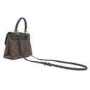 ルイヴィトン LOUIS VUITTON ロッキー BB M44141 モノグラム×ノワール モノグラムキャンバス スムースレザー 2WAYバッグ ゴールド金具 黒 茶 斜め掛け