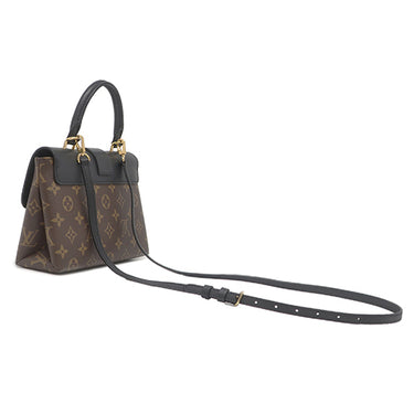 ルイヴィトン LOUIS VUITTON ロッキー BB M44141 モノグラム×ノワール モノグラムキャンバス スムースレザー 2WAYバッグ ゴールド金具 黒 茶 斜め掛け