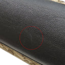 グッチ GUCCI GGマーモント キルティングバッグ 443497 ベージュ GGキャンバス レザー ショルダーバッグ ゴールド金具 チェーンショルダー