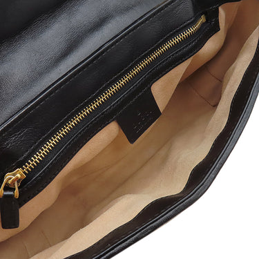 グッチ GUCCI GGマーモント キルティングバッグ 443497 ベージュ GGキャンバス レザー ショルダーバッグ ゴールド金具 チェーンショルダー