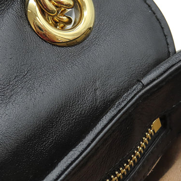 グッチ GUCCI GGマーモント キルティングバッグ 443497 ベージュ GGキャンバス レザー ショルダーバッグ ゴールド金具 チェーンショルダー