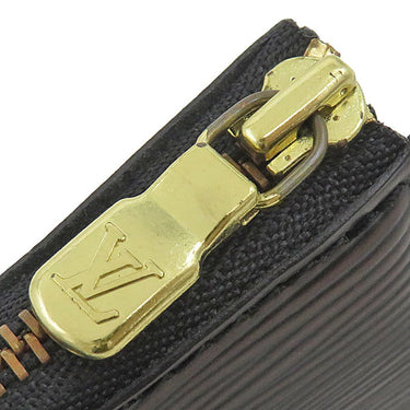 ルイヴィトン LOUIS VUITTON ポシェット アクセソワール M52942 ブラック エピレザー アクセサリーポーチ ゴールド金具 黒 ハンドバッグ ミニバッグ