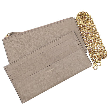 ルイヴィトン LOUIS VUITTON ポシェット フェリシー M82609 トゥルトレール モノグラムアンプラント チェーンウォレット ゴールド金具 ショルダー