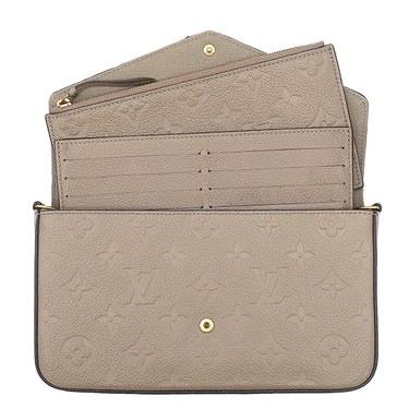 ルイヴィトン LOUIS VUITTON ポシェット フェリシー M82609 トゥルトレール モノグラムアンプラント チェーンウォレット ゴールド金具 ショルダー