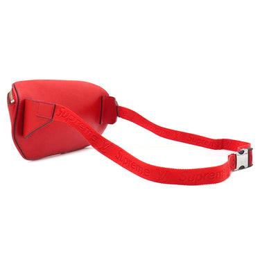 ルイヴィトン LOUIS VUITTON シュプリーム×ルイヴィトン バムバッグ M53418 レッド エピレザー ボディバッグ シルバー金具 Supremeコラボ