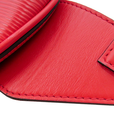 ルイヴィトン LOUIS VUITTON シュプリーム×ルイヴィトン バムバッグ M53418 レッド エピレザー ボディバッグ シルバー金具 Supremeコラボ