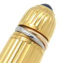 カルティエ Cartier パシャ ドゥ カルティエ 1989 ゴールド GP ボールペン ブルーカボション トリニティライン F字 インク切れ