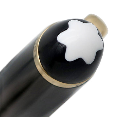 モンブラン Montblanc マイスターシュテュック ローラーボール Pix ブラック×ゴールド GP プレシャスレジン ボールペン インク切れ