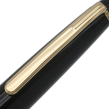 モンブラン Montblanc マイスターシュテュック ローラーボール Pix ブラック×ゴールド GP プレシャスレジン ボールペン インク切れ
