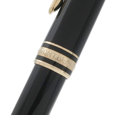 モンブラン Montblanc マイスターシュテュック ローラーボール Pix ブラック×ゴールド GP プレシャスレジン ボールペン インク切れ