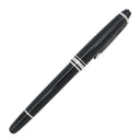 モンブラン Montblanc マイスターシュテュック ローラーボール プラチナ Pix ブラック×シルバー メタル プレシャスレジン ボールペン インク切れ