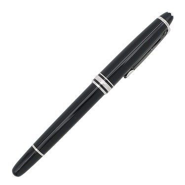 モンブラン Montblanc マイスターシュテュック ローラーボール プラチナ Pix ブラック×シルバー メタル プレシャスレジン ボールペン インク切れ
