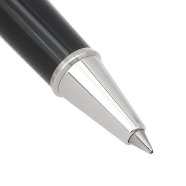 モンブラン Montblanc マイスターシュテュック ローラーボール プラチナ Pix ブラック×シルバー メタル プレシャスレジン ボールペン インク切れ
