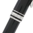 モンブラン Montblanc マイスターシュテュック ローラーボール プラチナ Pix ブラック×シルバー メタル プレシャスレジン ボールペン インク切れ