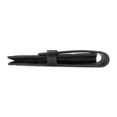 モンブラン Montblanc マイスターシュテュック 3本用 ペンポーチ ブラック レザー ペンケース シルバー金具 ホワイトスター ペン入れ 3本 3本差し