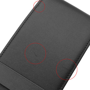モンブラン Montblanc マイスターシュテュック 3本用 ペンポーチ ブラック レザー ペンケース シルバー金具 ホワイトスター ペン入れ 3本 3本差し