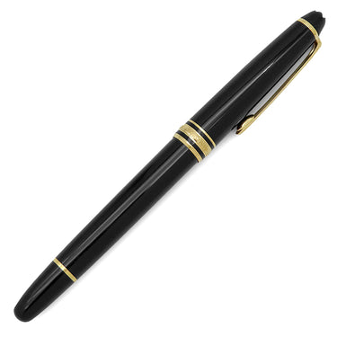 モンブラン Montblanc マイスターシュテュック クラシック ローラーボール 132457 ブラック×ゴールド GP プレシャスレジン ボールペン 黒インク 筆記確認済
