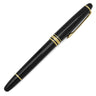 モンブラン Montblanc マイスターシュテュック クラシック ローラーボール 132457 ブラック×ゴールド GP プレシャスレジン ボールペン 黒インク 筆記確認済