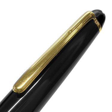 モンブラン Montblanc マイスターシュテュック クラシック ローラーボール 132457 ブラック×ゴールド GP プレシャスレジン ボールペン 黒インク 筆記確認済