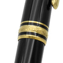 モンブラン Montblanc マイスターシュテュック クラシック ローラーボール 132457 ブラック×ゴールド GP プレシャスレジン ボールペン 黒インク 筆記確認済